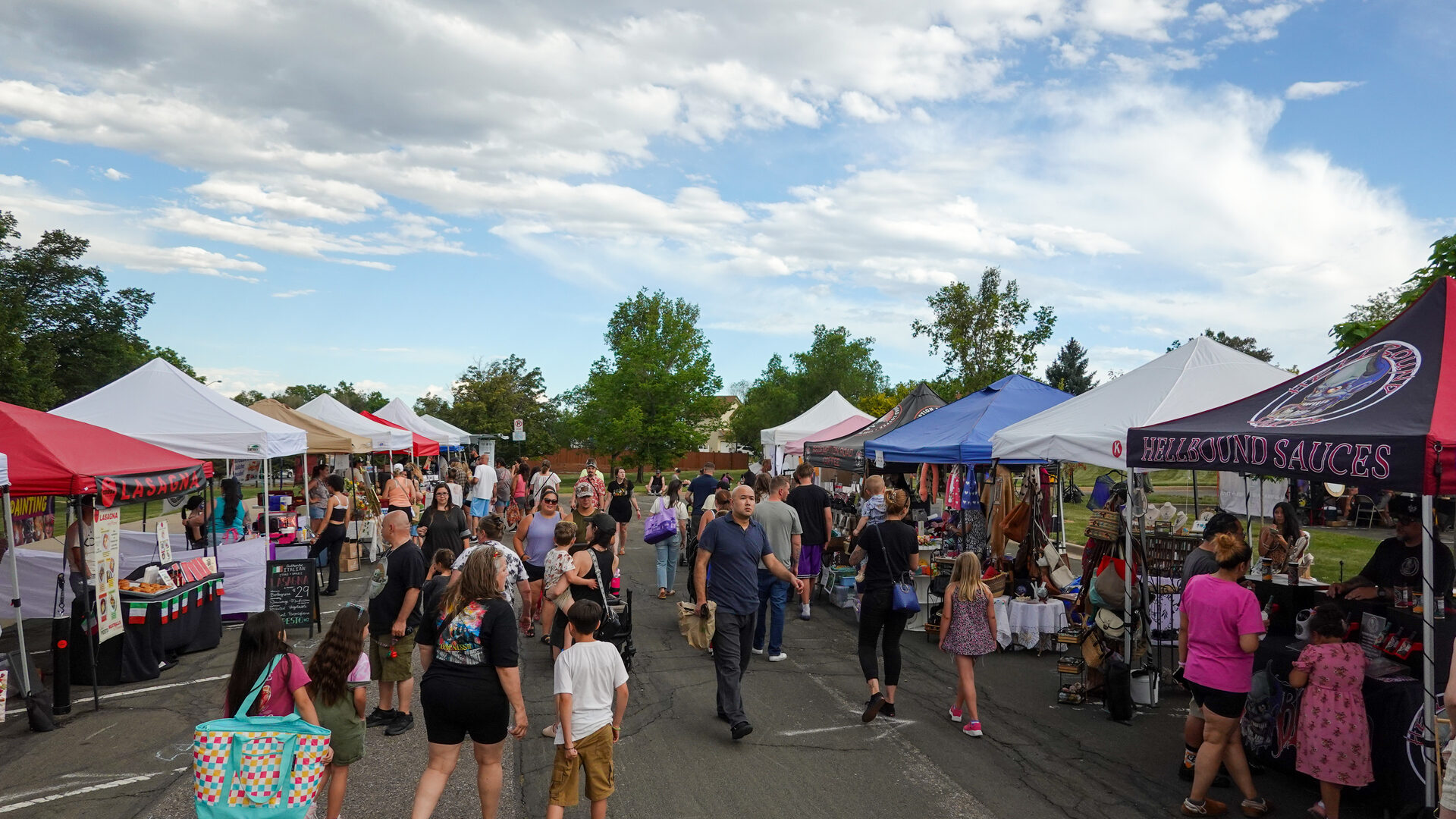 Thursday evening at the Thornton farmers market in Carpenter Park