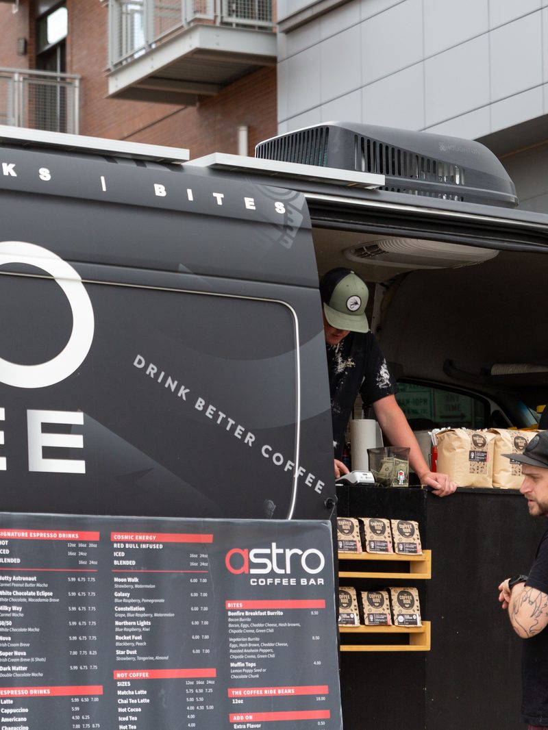 Astro Coffee Van at People + Produce market